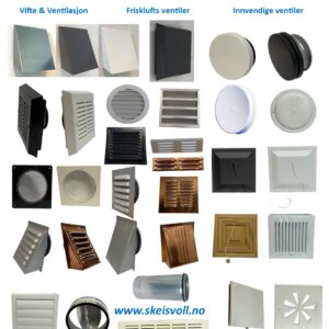 Ventiler - Rister og Kapper